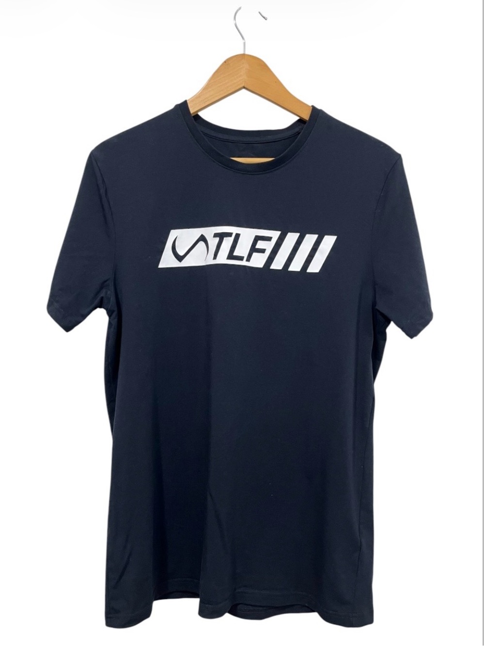 TLF Take Life Further Men’s Black T-Shirt with White Logo